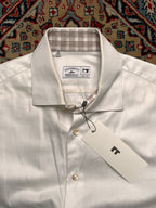 Grusenmeyer White Cotton Button Down Shirt