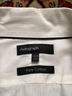 Autograph MARKS & SPENCER White Textured Button Down Shirt