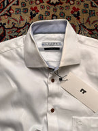 Ledûb Modern Fit White Button Down Shirt