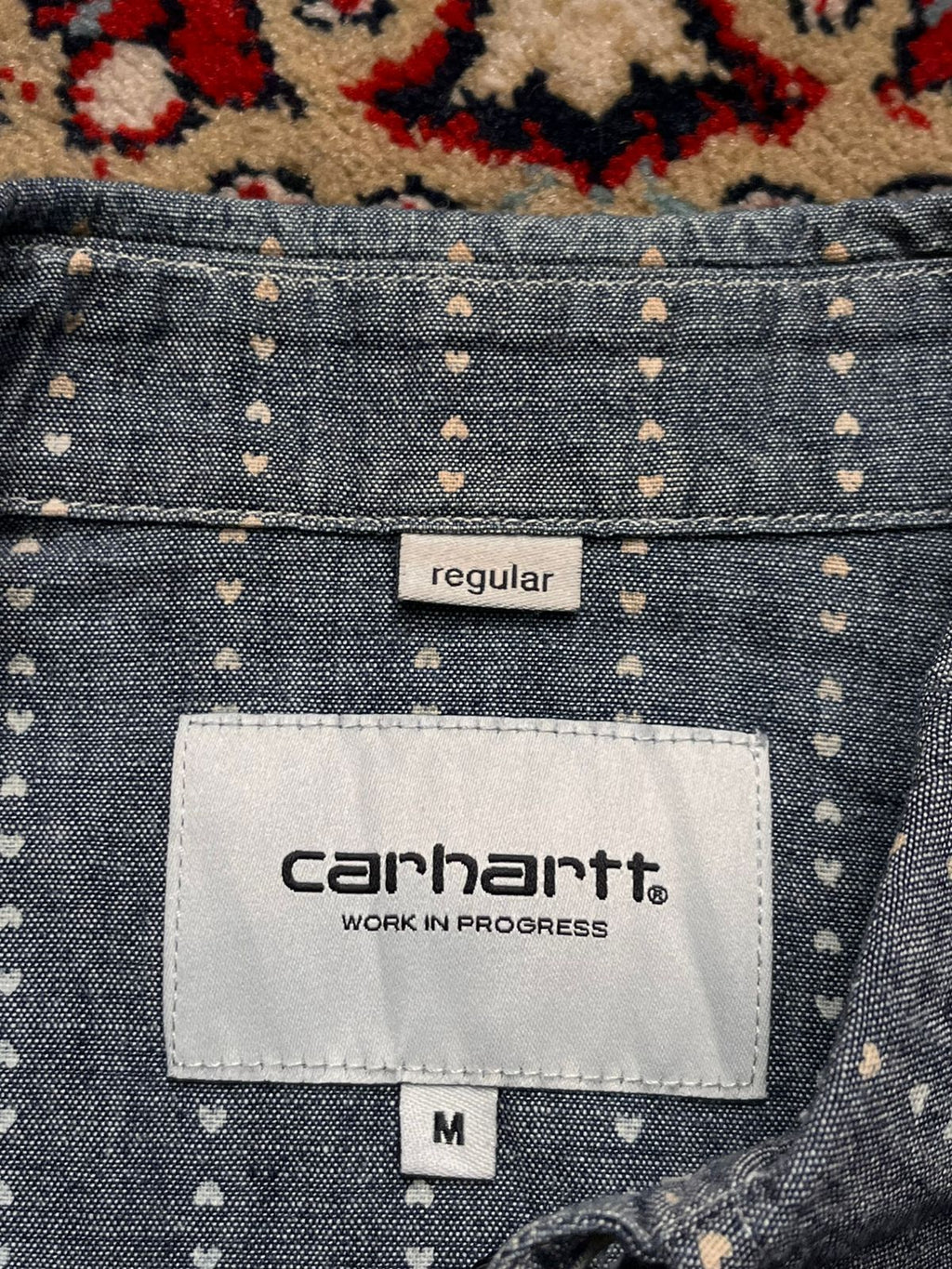Carhartt WIP Hobbs Heart Stripe Cotton Button Down Shirt