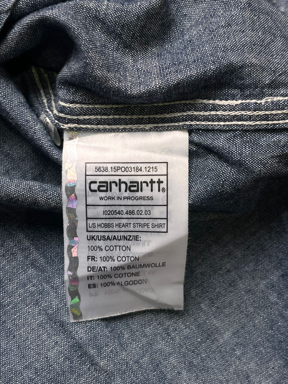 Carhartt WIP Hobbs Heart Stripe Cotton Button Down Shirt
