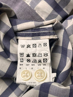 HUGO BOSS Orange Gingham CHECK Button Down Shirt