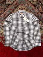 HUGO BOSS Orange Gingham CHECK Button Down Shirt