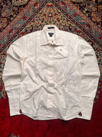 GANT The Tux Shirt Slim Fit White Embroidered Formal Button Down
