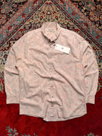 Harris Wilson Pink Floral Paisley Print Button Down Shirt