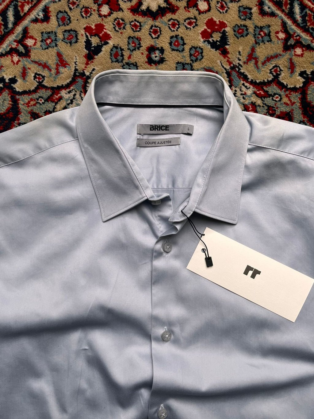 Brice Slim Fit Luxury Light Blue Button Down SHIRT