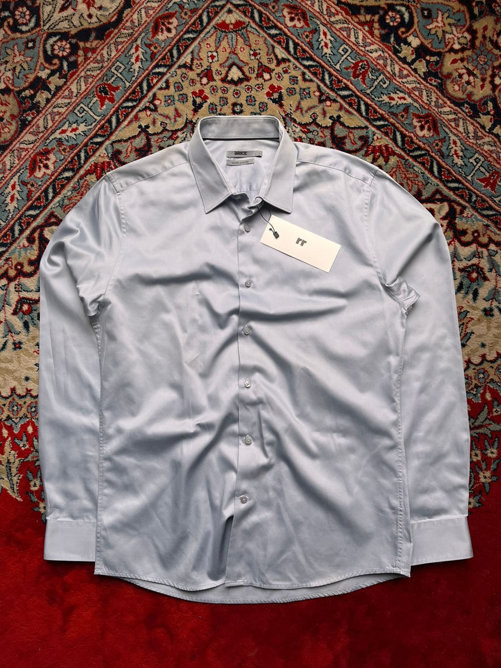 Brice Slim Fit Luxury Light Blue Button Down SHIRT