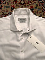 KENNETH COLE REACTION Slim Fit White Button Down Shirt