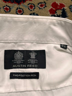 Austin Reed  White Cotton BUTTON DOWN FORMAL Shirt