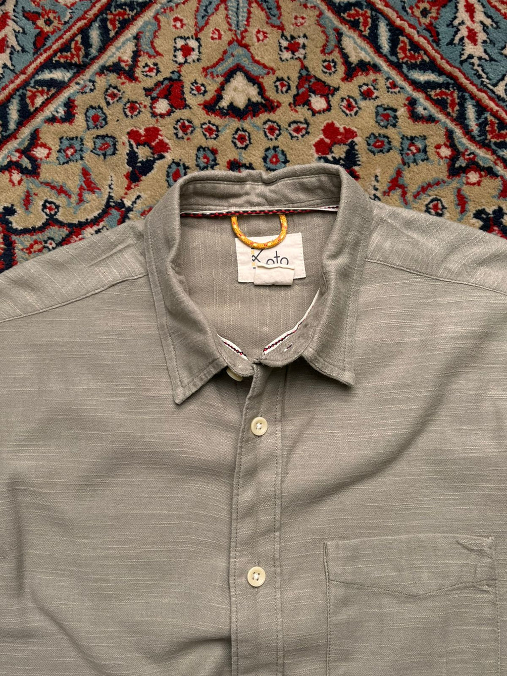 Koto Urban Outfitters Linen Button Down Shirt