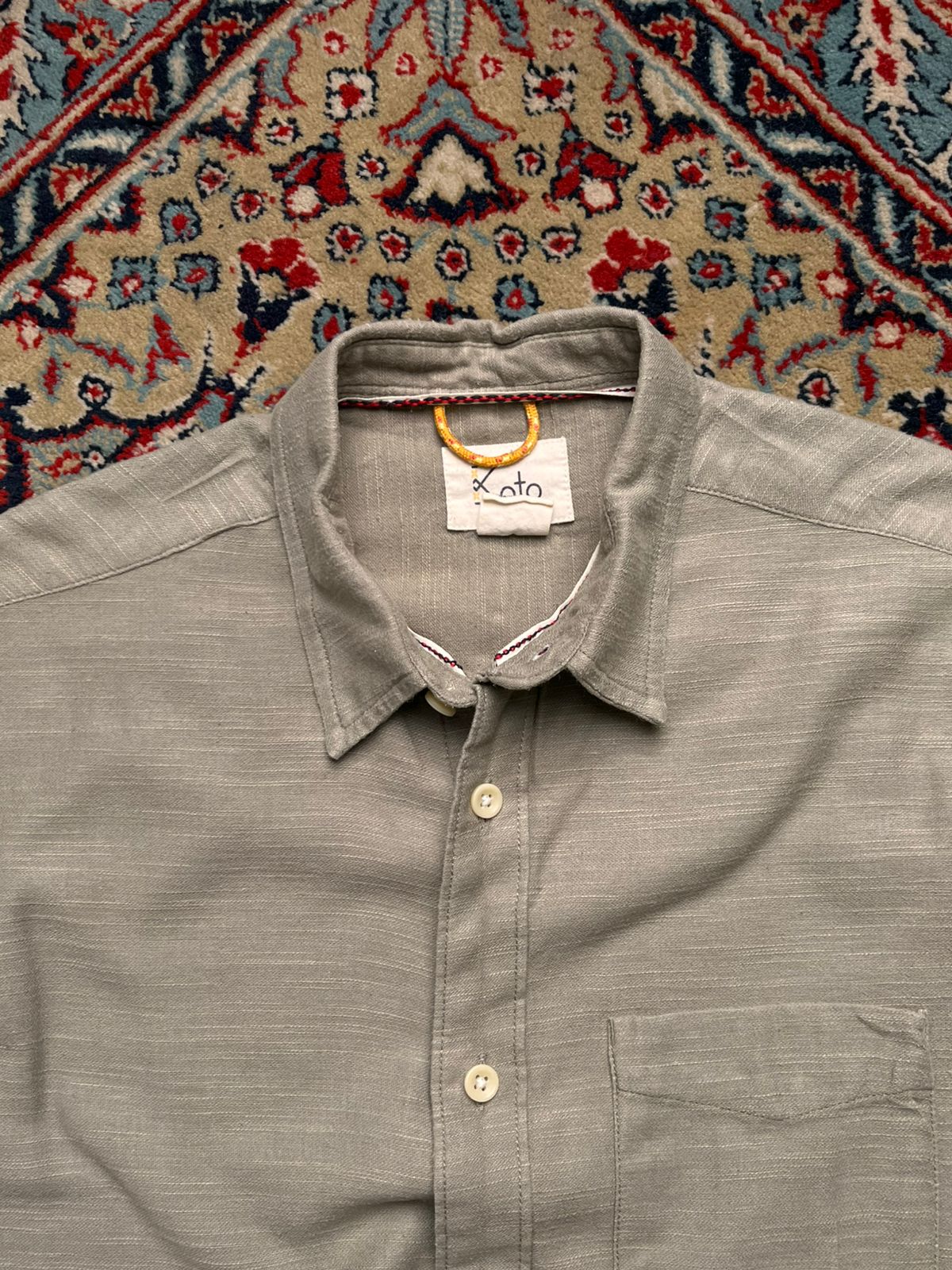 Koto Urban Outfitters Linen Button Down Shirt