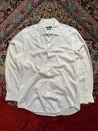 Van Heusen Studio Slim Fit White Textured Button Down Shirt