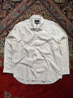 M&S SARTORIAL Regular Fit White Button Down FORMAL Shirt