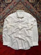REDHERRING Slim Fit White Textured Stripe Button Down FORMAL Shirt