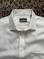 TASSO ELBA Regular Fit White Button Down Shirt