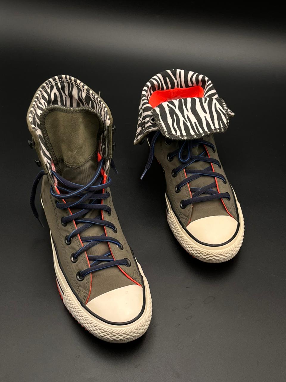 CONVERSE ELSIE ROLLDOWN TRAINERS - 37.5