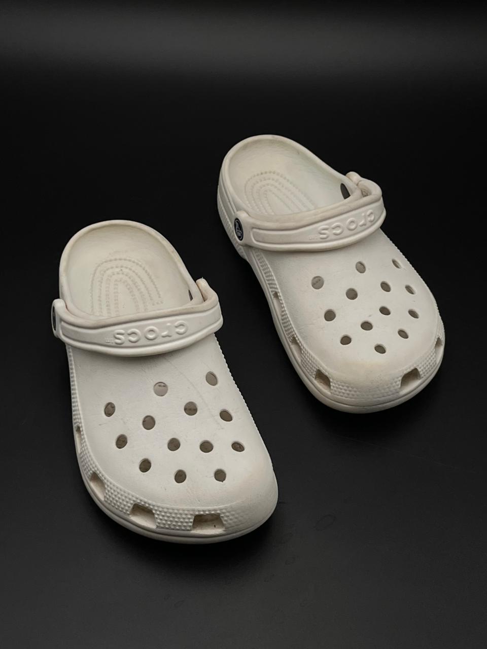 Crocs Classic Clog White Comfort Slip