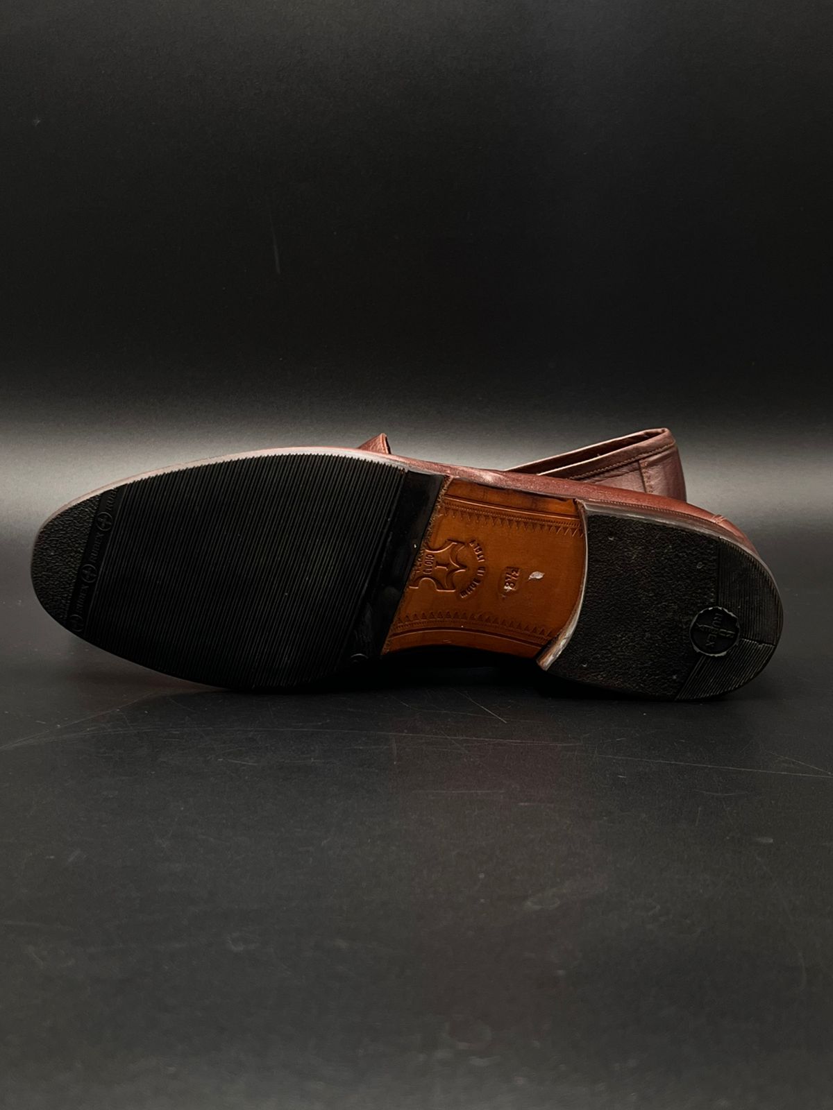 Piuma Borri Italian Brown Leather Loafers