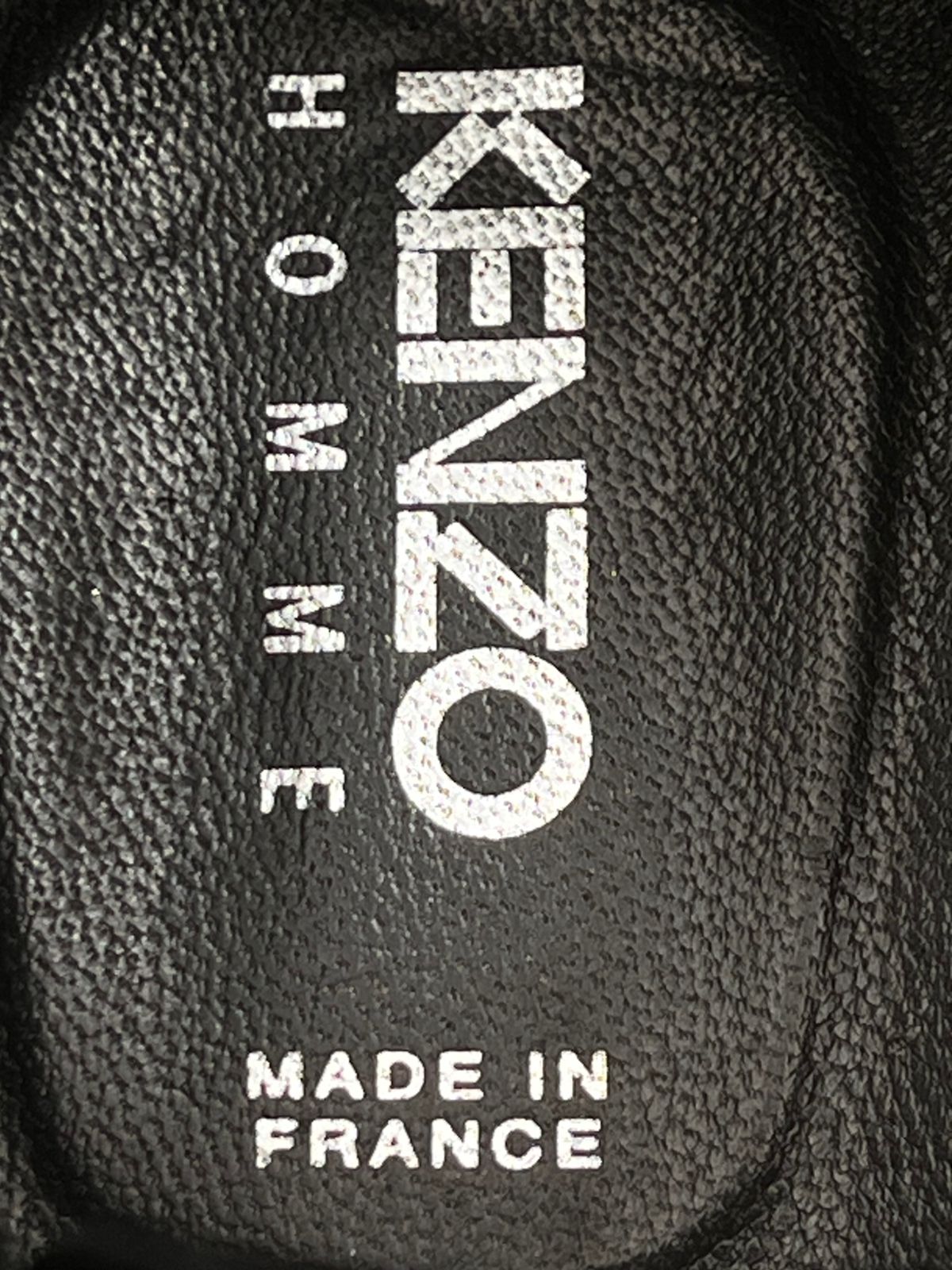 KENZO Homme FRANCE MADE Black Leather CHUNKY Derby Shoes