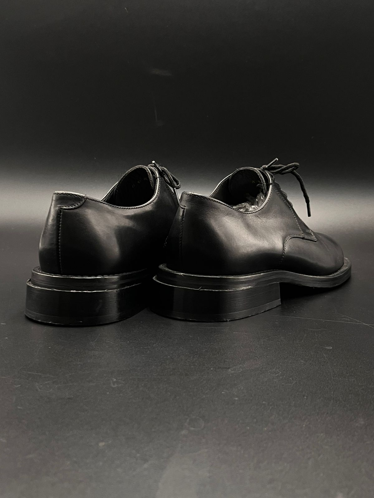 KENZO Homme FRANCE MADE Black Leather CHUNKY Derby Shoes