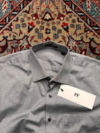 Louis Philippe Gods & Kings Collection Grey Button Down Formal Shirt