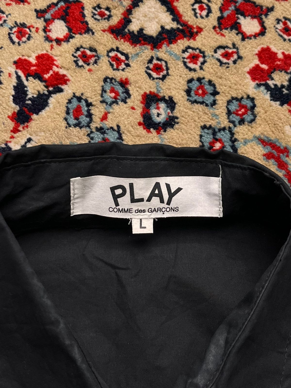 Comme des Garçons Logo Button Down Shirt