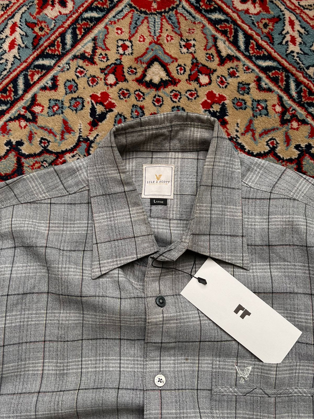 Lyle & Scott Classic Edition Grey Button Down Shirt