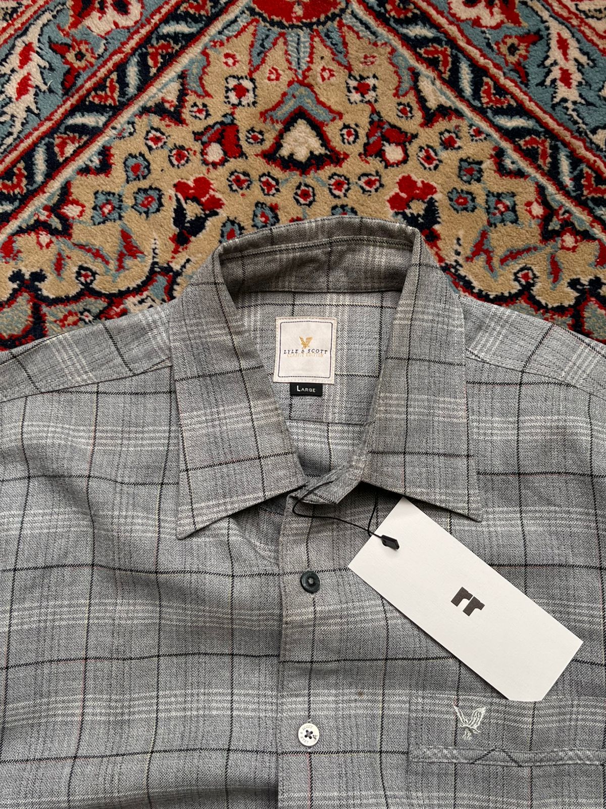 Lyle & Scott Classic Edition Grey Button Down Shirt