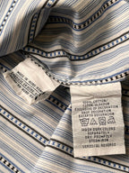Tommy Hilfiger Blue White Striped Button Down Shirt