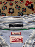 Tommy Hilfiger Blue White Striped Button Down Shirt