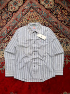 Tommy Hilfiger Blue White Striped Button Down Shirt