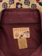 Ivy Crew Explorer Work Wear Meroon Button Down Shirt