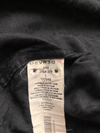 Devred Black Damask Pattern Button Down Cotton Shirt