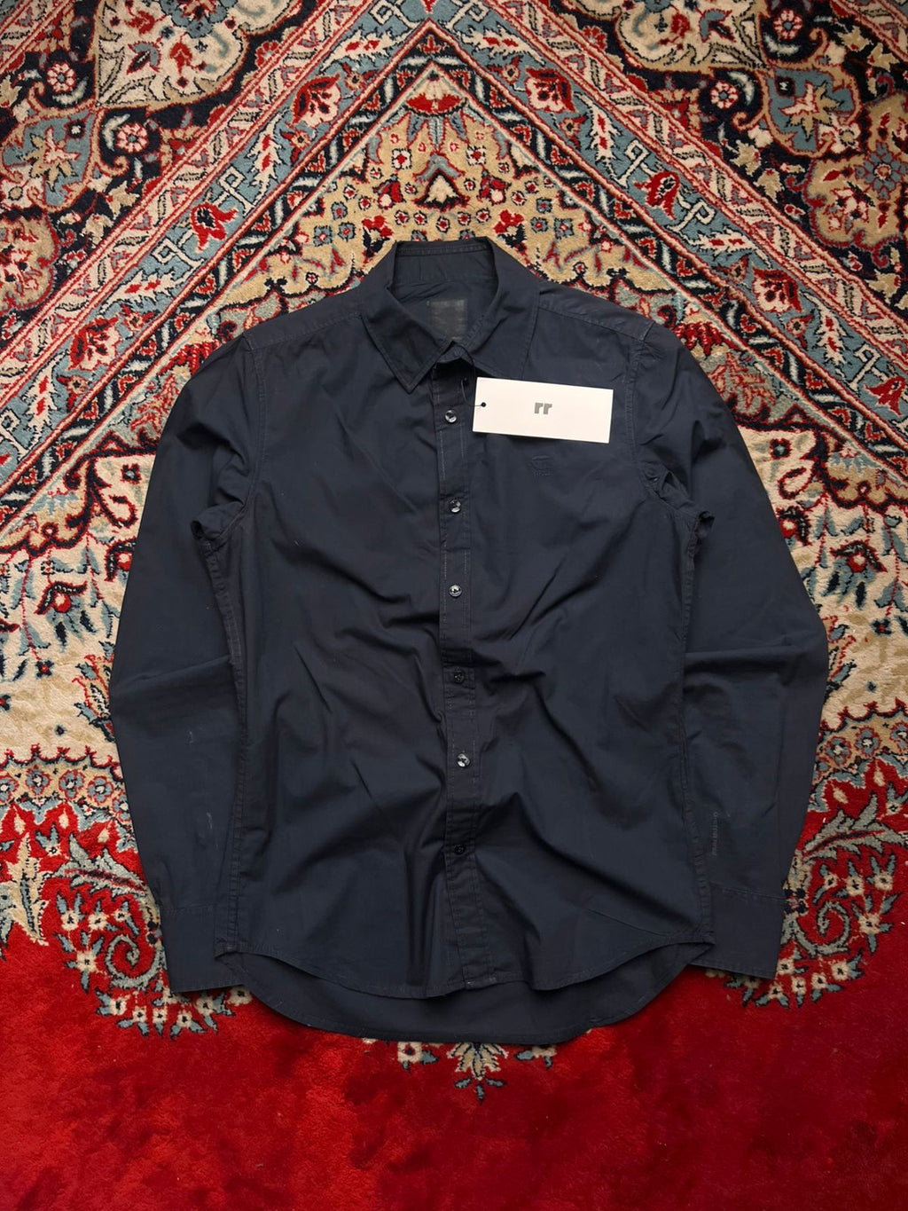 G-Star Raw Core Navy Blue Button Down Shirt
