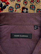 Pierre Clarence Textured Check Button Down Shirt