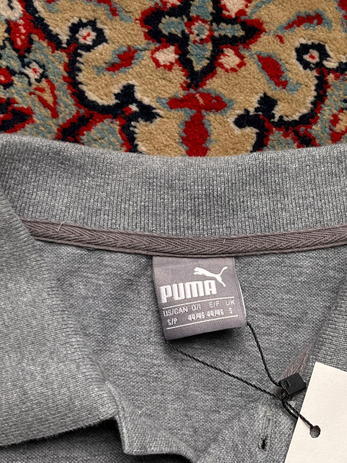 Puma Gray Polo Tee
