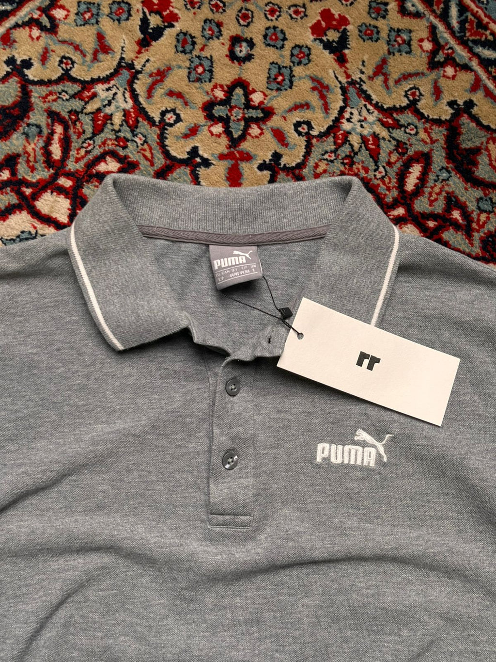 Puma Gray Polo Tee
