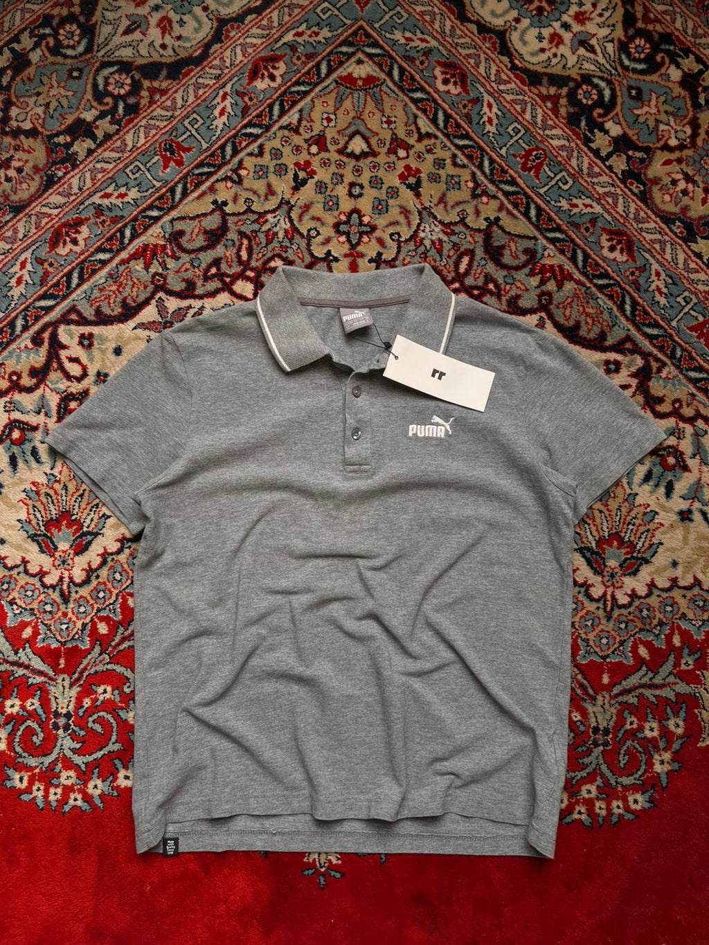 Puma Gray Polo Tee