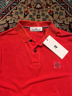 Stone Island Slim Fit REDDISH ORANGE Polo Tee