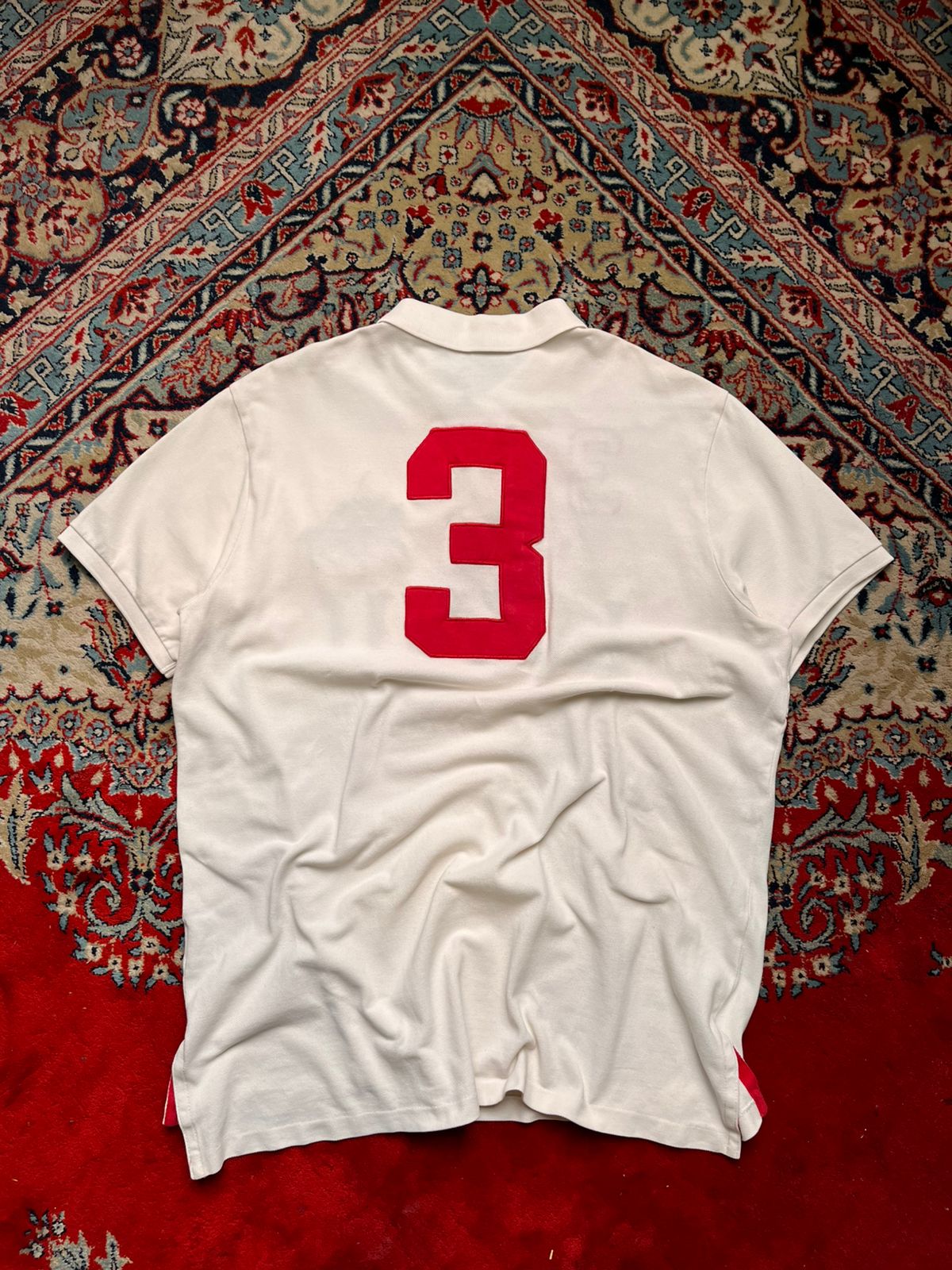 Polo by Ralph Lauren Custom Fit LXVII Number 3 Graphic Polo Tee