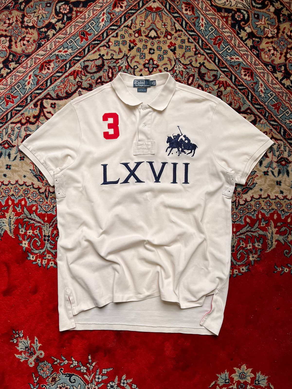 Polo by Ralph Lauren Custom Fit LXVII Number 3 Graphic Polo Tee