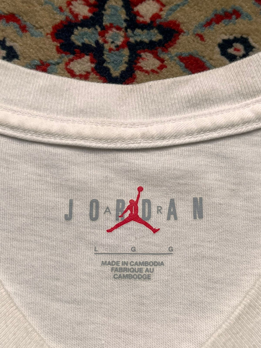Nike Air Jordan Jumpman Logo White TEE