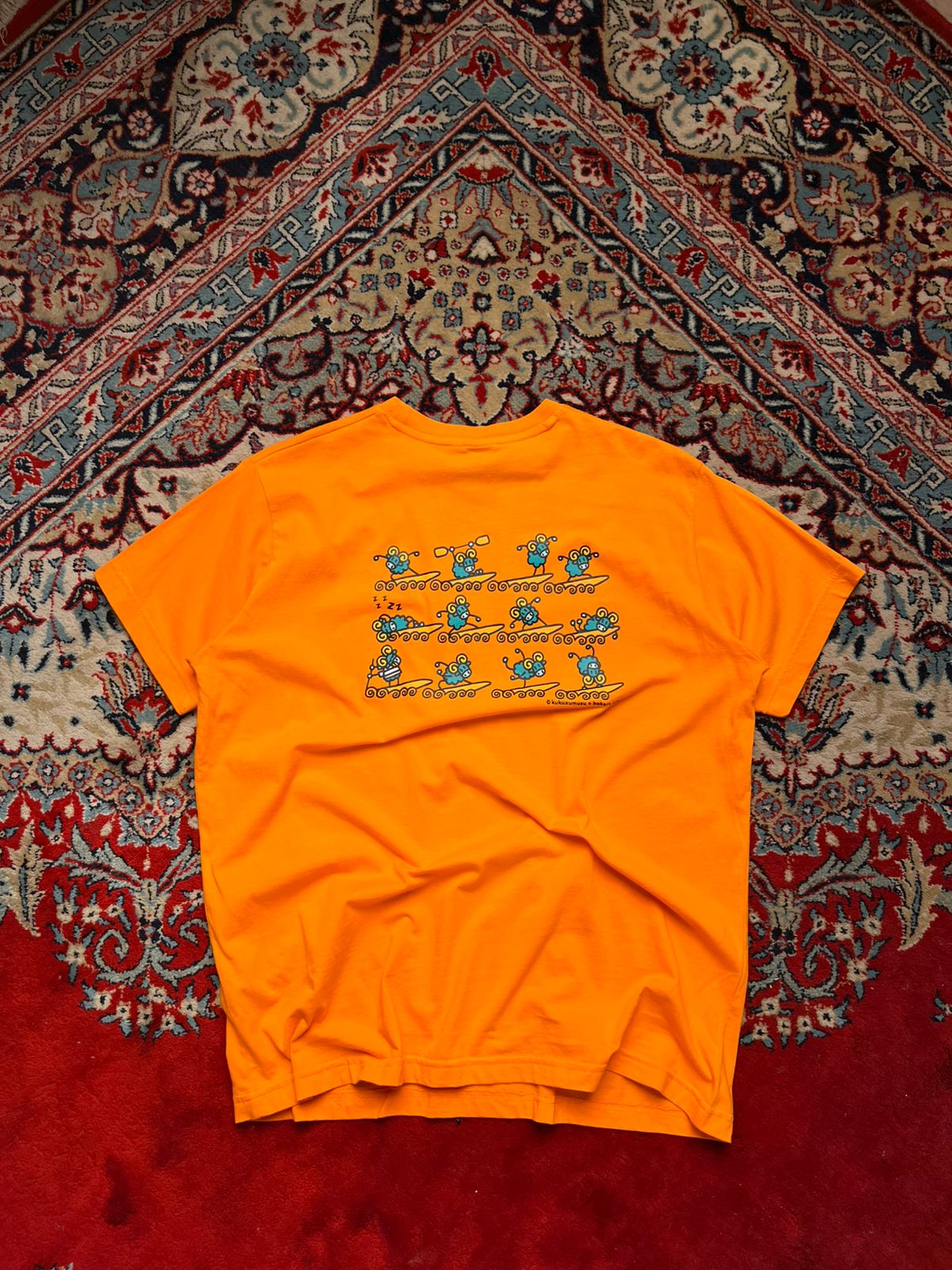 Euskaltel Orange Sheep Surfing Graphic Print Tee