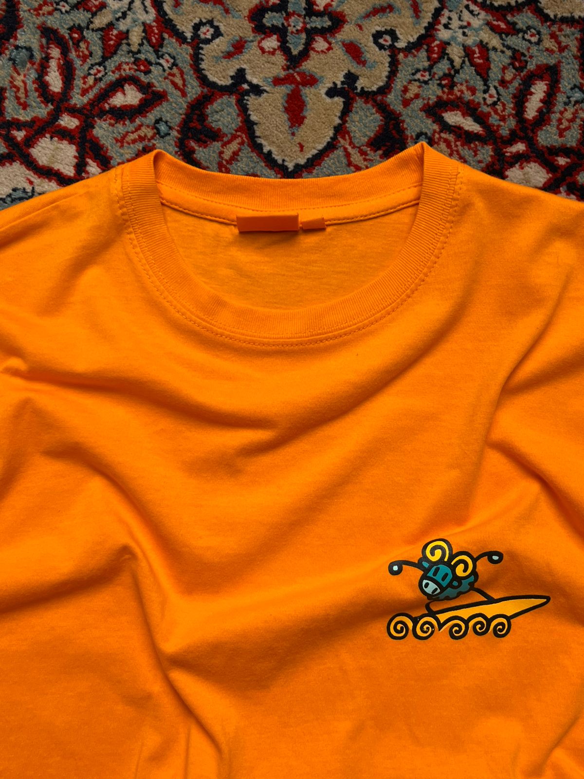 Euskaltel Orange Sheep Surfing Graphic Print Tee