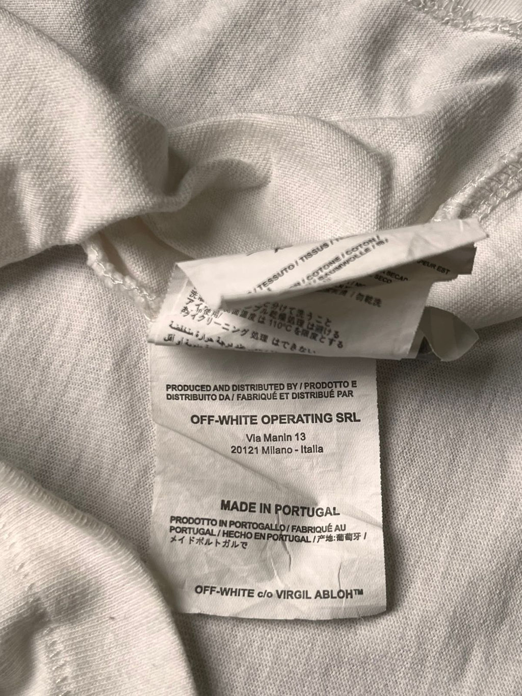 OFF-WHITE c/o Virgil Abloh Temperature Graphic TEE