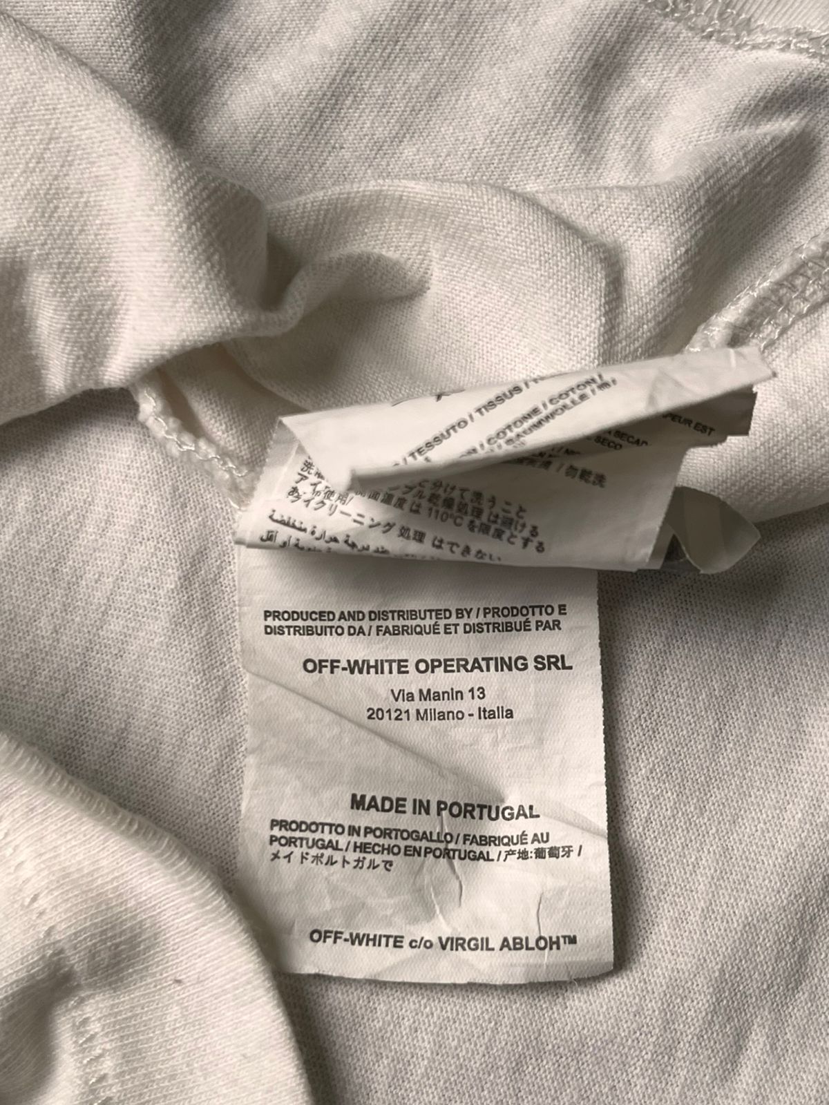 OFF-WHITE c/o Virgil Abloh Temperature Graphic TEE