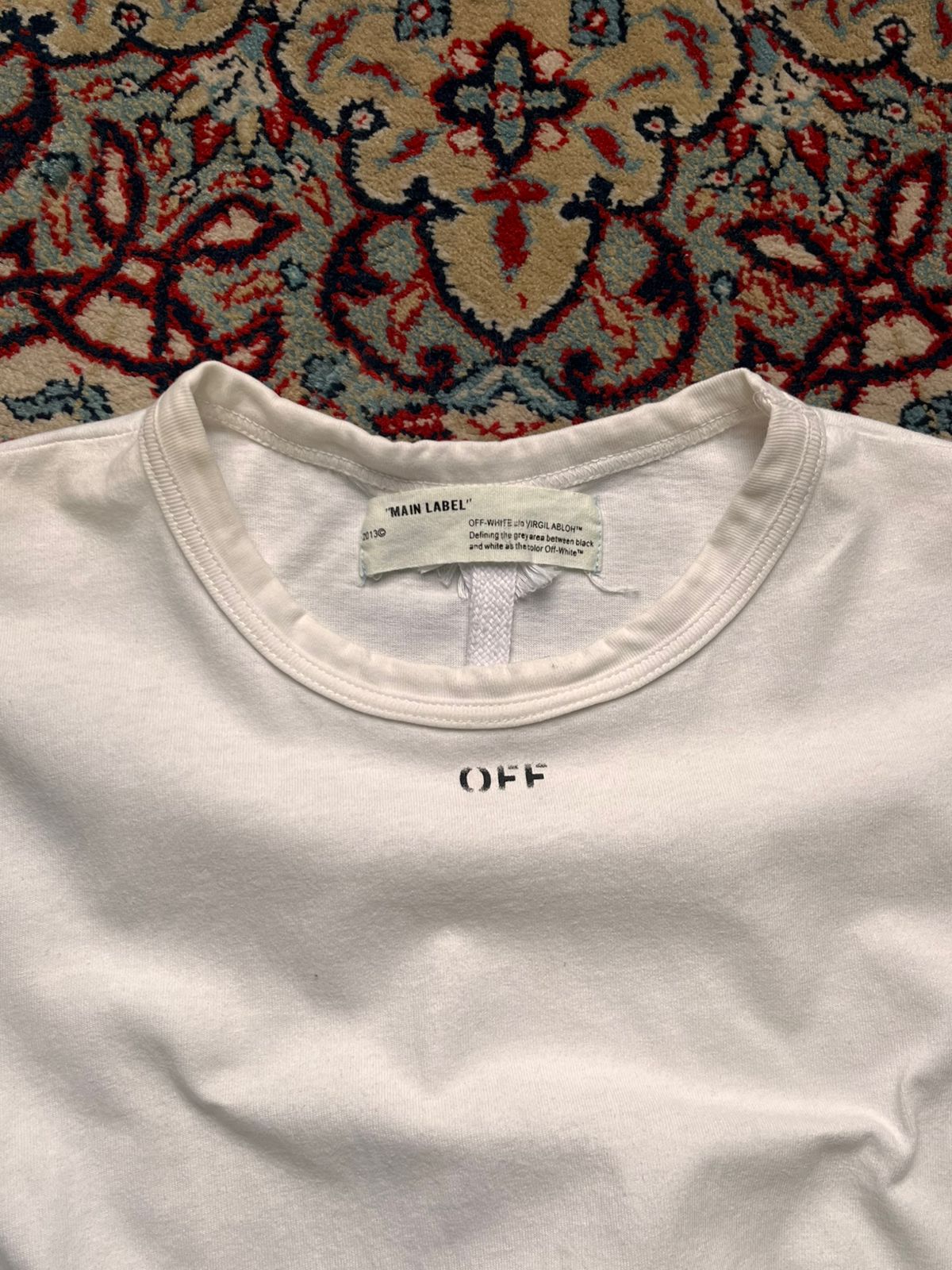 OFF-WHITE c/o Virgil Abloh Temperature Graphic TEE