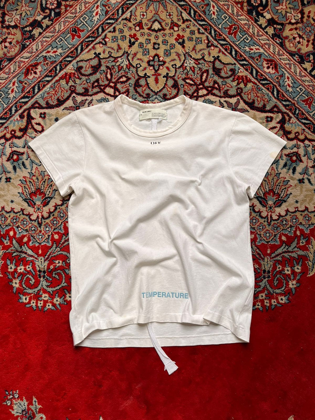OFF-WHITE c/o Virgil Abloh Temperature Graphic TEE