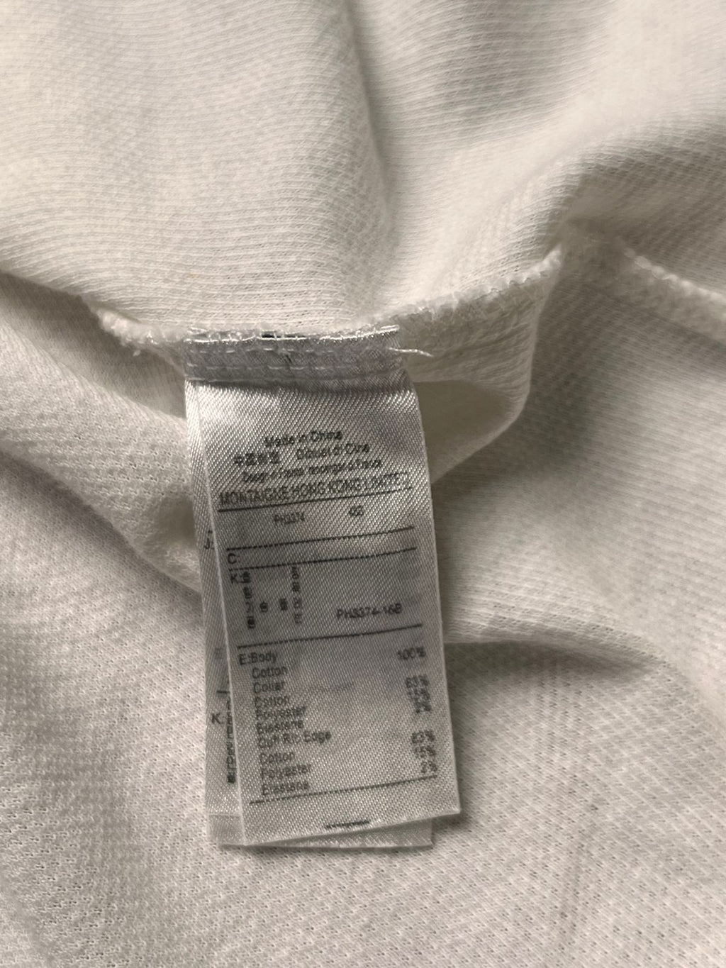 Lacoste Regular Fit White Polo with Striped Cuffs TEE