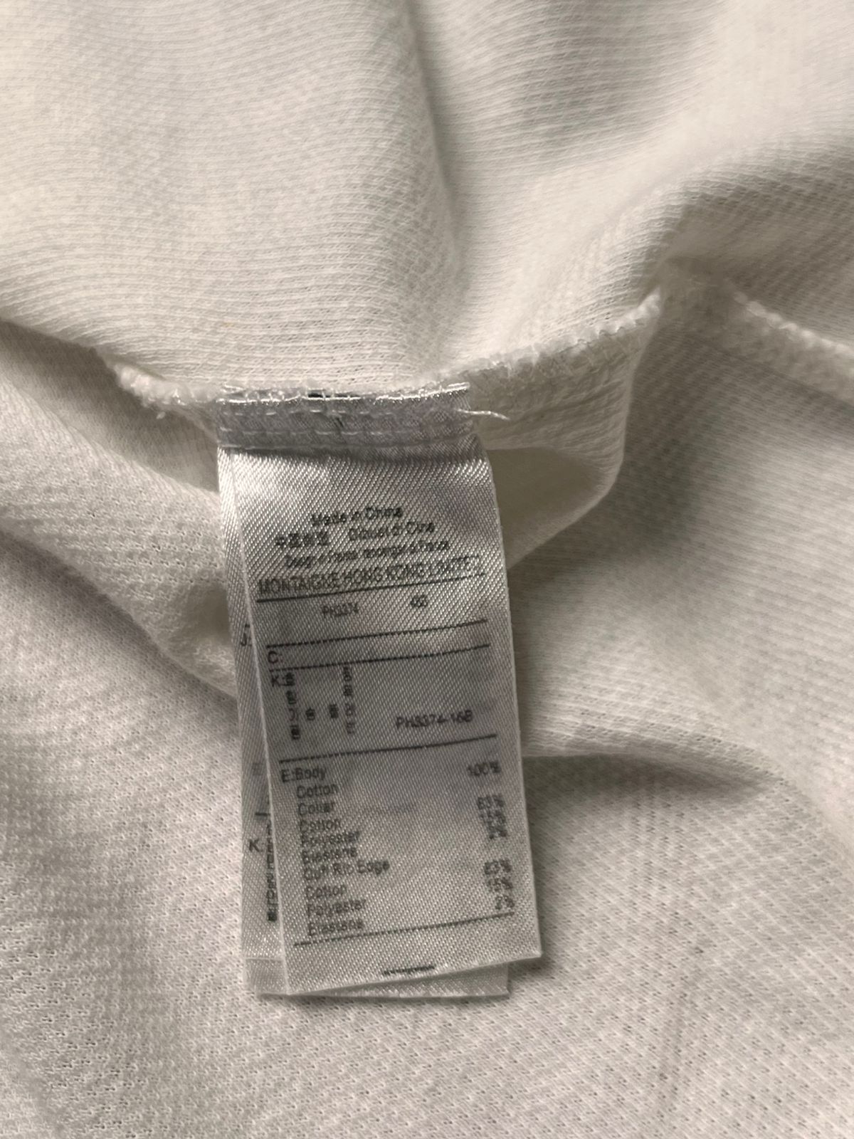 Lacoste Regular Fit White Polo with Striped Cuffs TEE